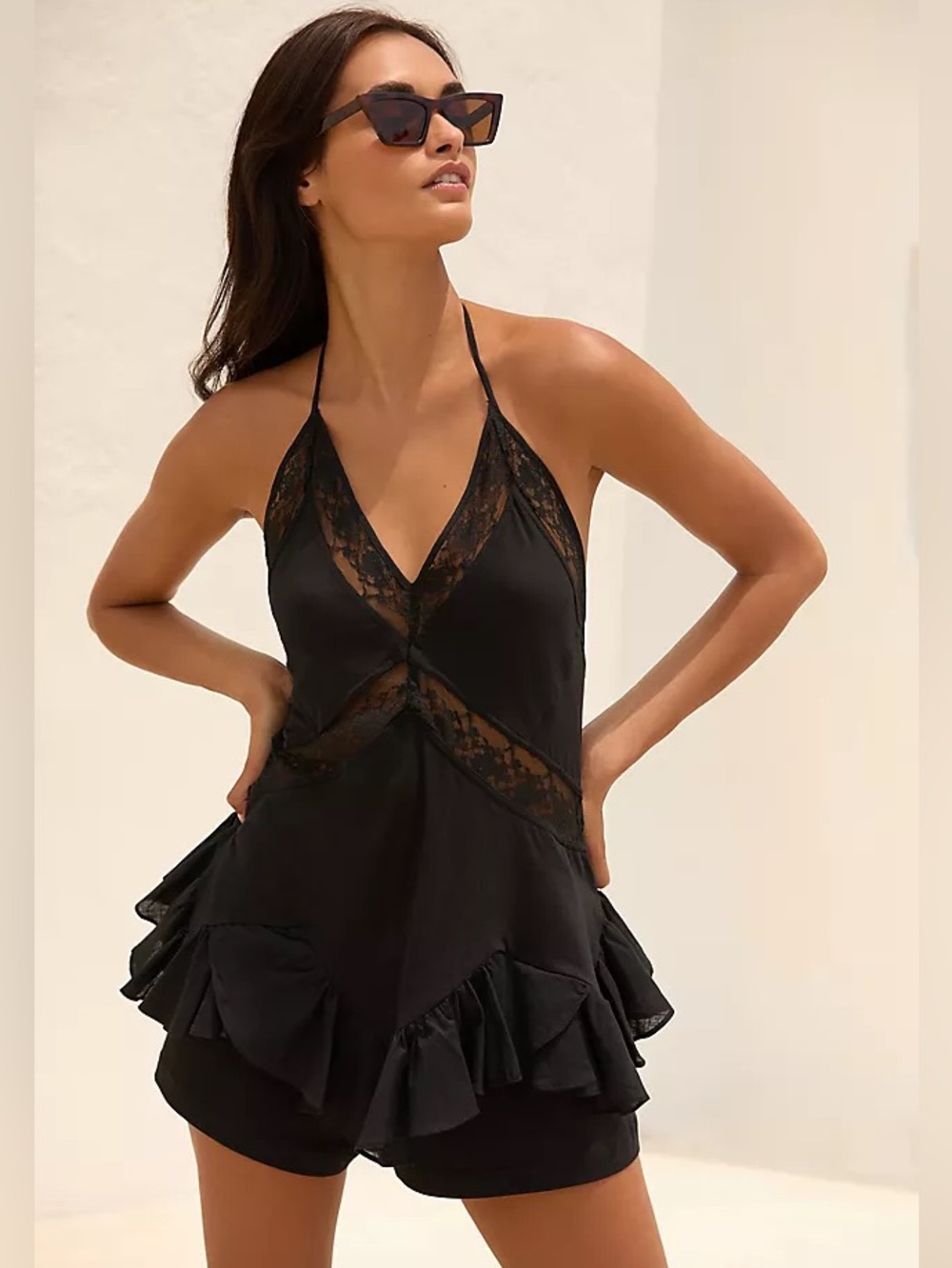Brand New By Anthropologie Lace Romper
